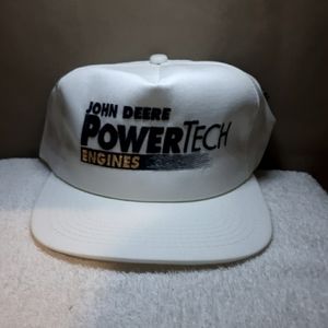 Vintage John Deere Power Tech Engines Trucker Style Hat.
